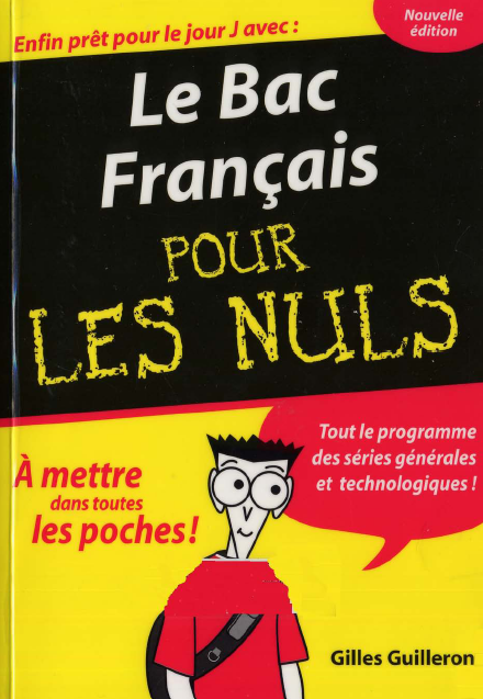 Le Bac Français pour les nuls - Gilles Guilleron 3