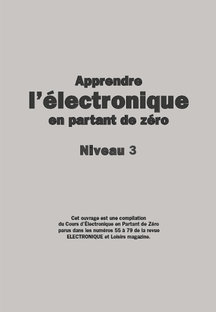 Apprendre l’électronique en partant de zéro Niveau 3 PDF