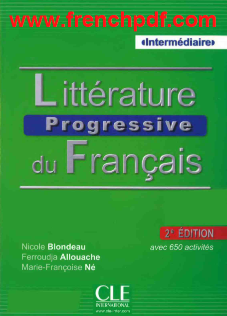 Littérature progressive du français Niveau intermédiaire pdf Avec 650 activités gratuit