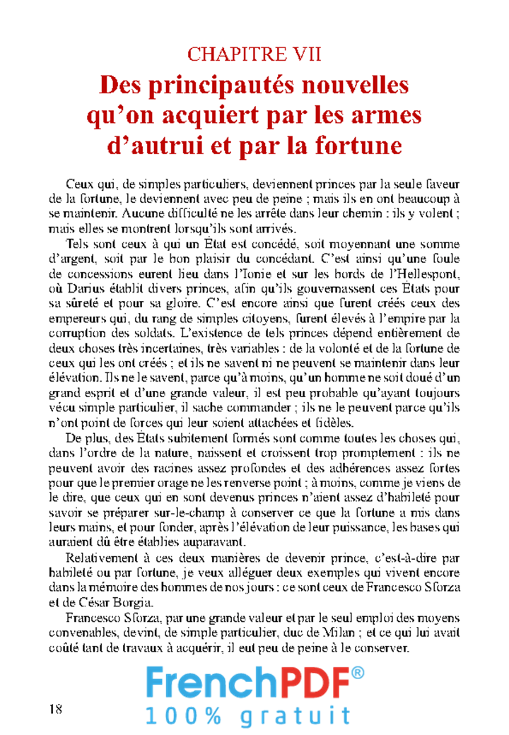 Le Prince Machiavel PDF 1
