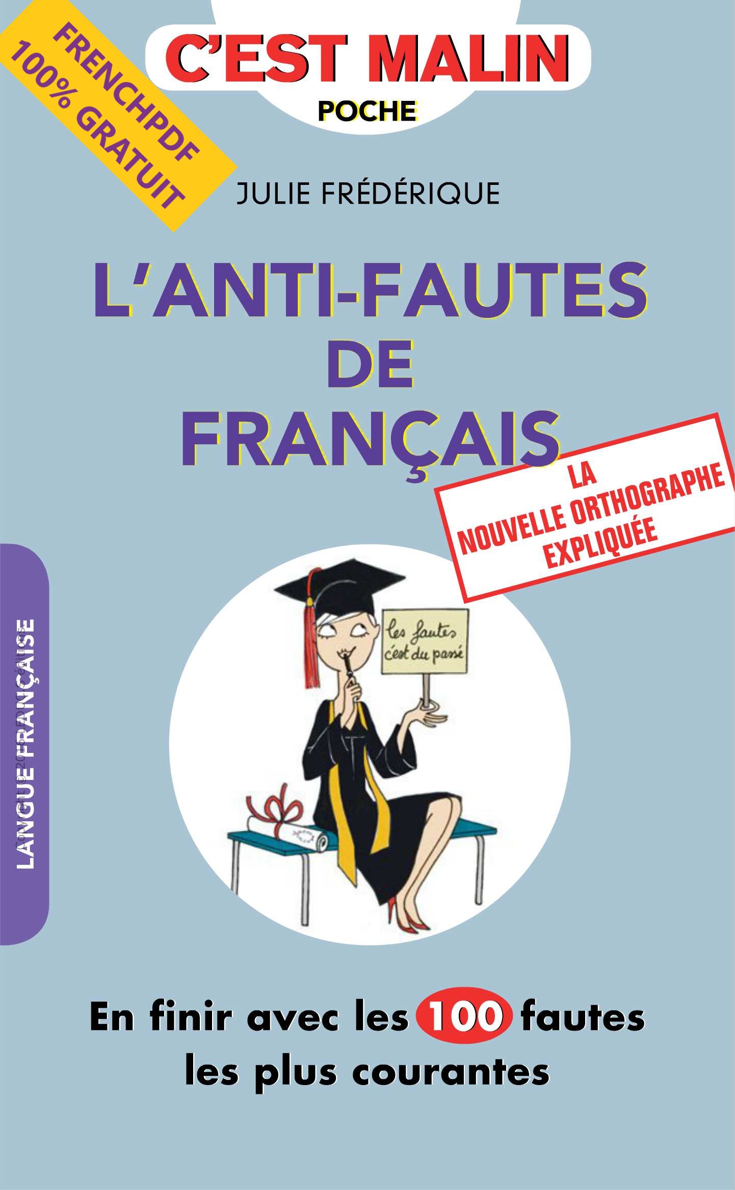 L’Anti-fautes de français PDF Gratuit