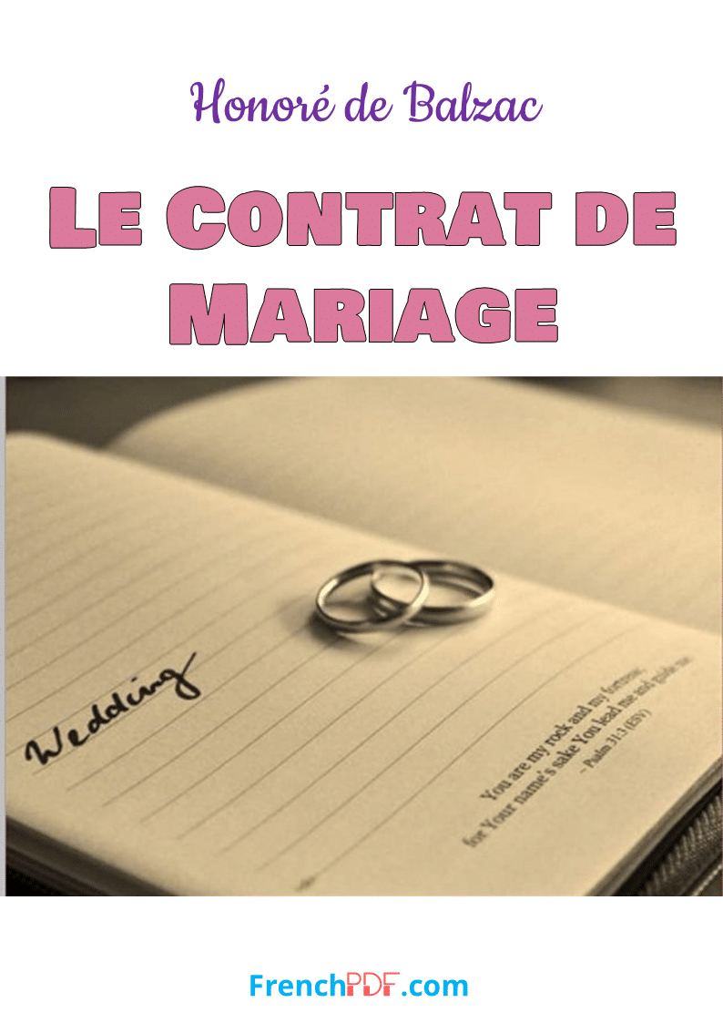 Télécharger Le Contrat de Mariage PDF Gratuit d'Honoré de Balzac