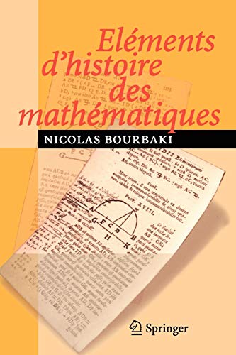 Éléments d’histoire des mathématiques – Nicolas Bourbaki