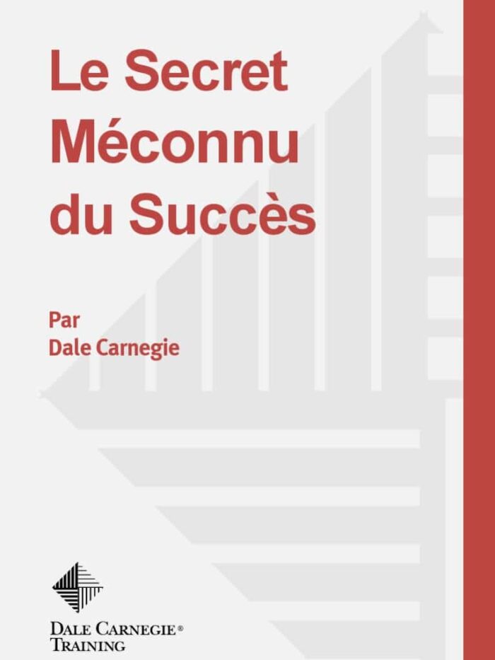 Le Secret Méconnu du Succès PDF de Dale Carnegie