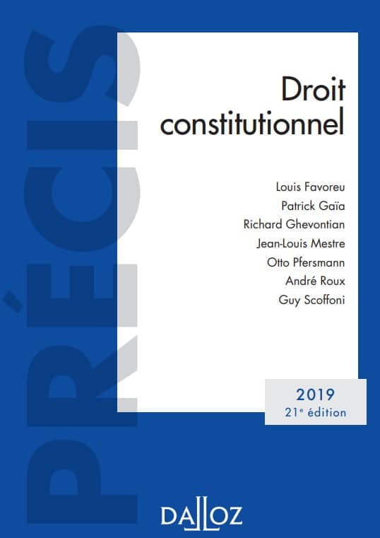 Droit constitutionnel PDF – Livre Collectif