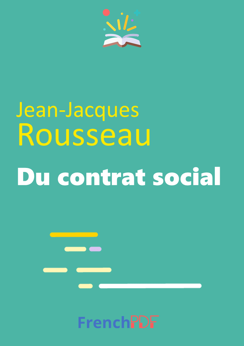Du contrat social pdf Jean Jacques Rousseau