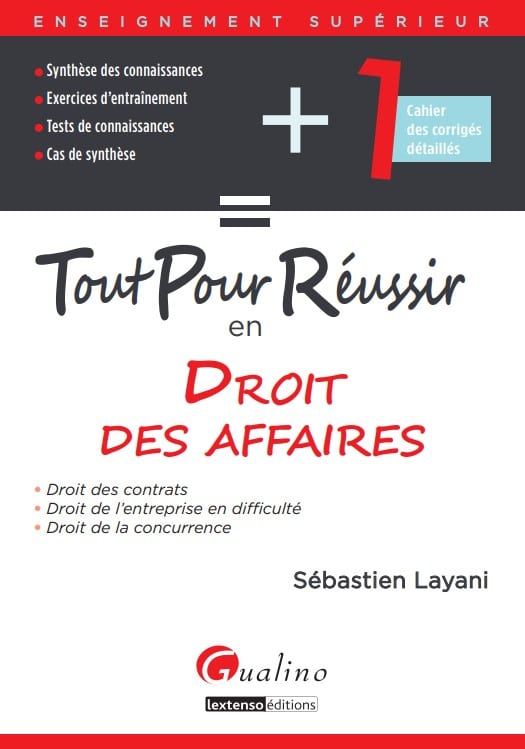 Tout pour réussir en droit des affaires PDF de Sébastien Layani