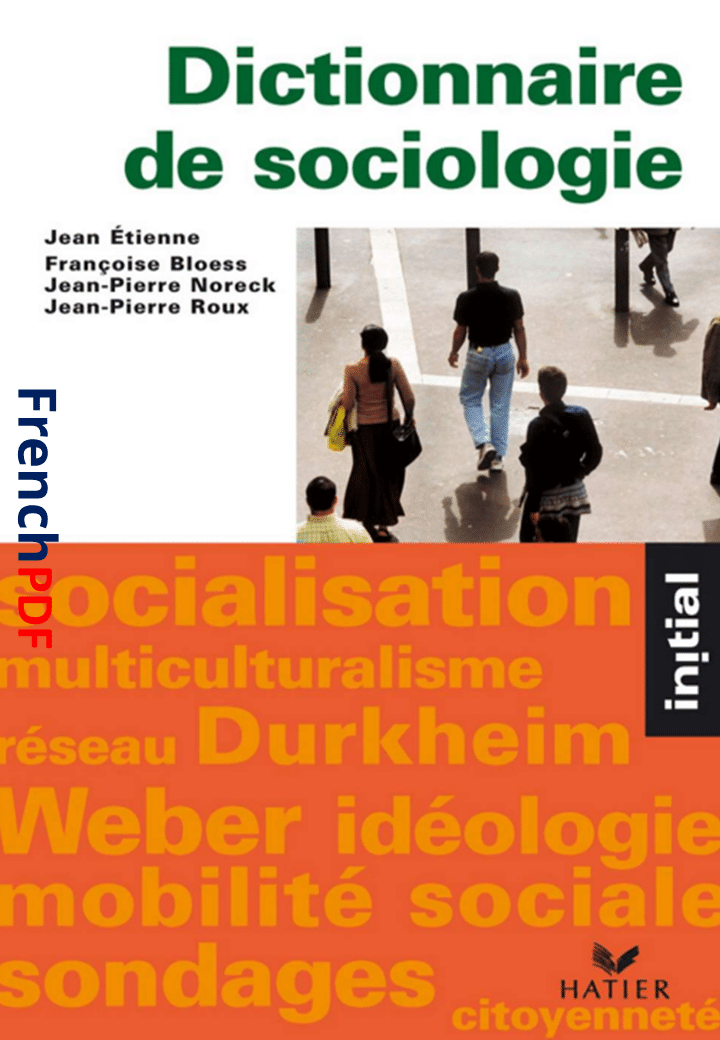 Dictionnaire de sociologie pdf de Jean Etienne et autres auteurs