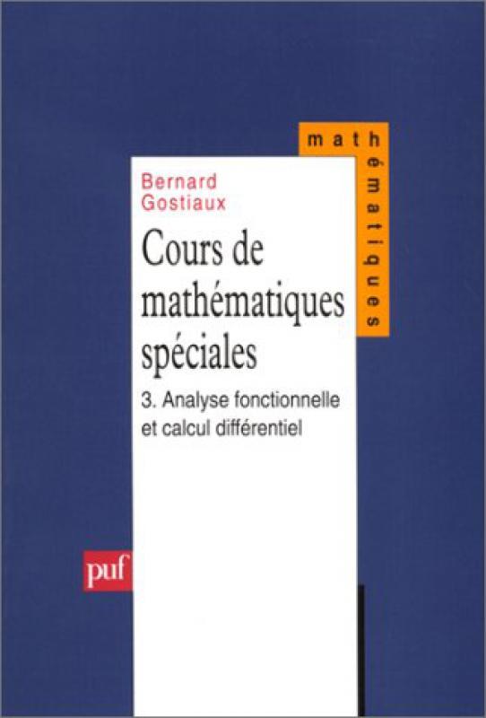 Cours de Mathématiques Spéciales Tome 3 PDF
